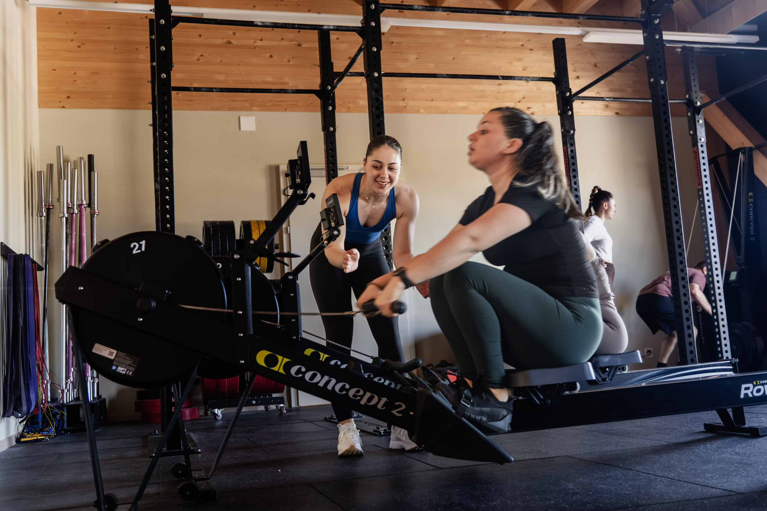 Séance de coaching personnalisé à La Maison Fitness